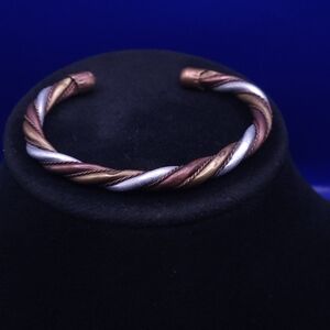Elegant Twisted Metal Bracelet